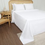 ملحفه روانداز يك نفره بروجرد رنگ سفید 084801