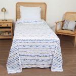 ملحفه روانداز يك نفره بروجرد طرح تیانار1 رنگ 01