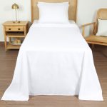 ملحفه روانداز يك نفره بروجرد رنگ سفید