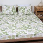 ملحفه نیم ست دو نفره سه تکه عرض 180 بروجرد طرح لوندر رنگ 06