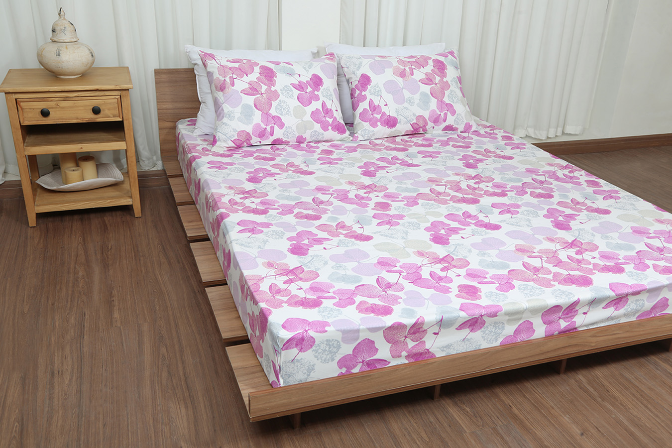 نیم ست دونفره سه تکه طرح لوندر رنگبندی 08 (1) ملحفه نیم ست دو نفره سه تکه عرض 180 بروجرد طرح لوندر رنگ 08 - Image 1