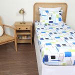 ملحفه نیم ست یک نفره دو تکه 120 بروجرد طرح مجیک رنگ 05