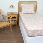 ملحفه نیم ست یک نفره دو تکه 90 بروجرد طرح نیروانا رنگ 06