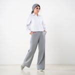 شلوار کتان کد 124001 طرح ساده