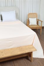 ملحفه رو انداز دو نفره بروجرد طرح ساده رنگ گلبهی - Image 4