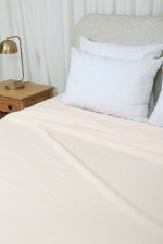 ملحفه رو انداز دو نفره بروجرد طرح ساده رنگ گلبهی - Image 3