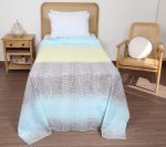 ملحفه روانداز يك نفره بروجرد طرح نردنگ رنگ 02