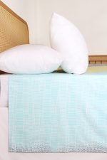 ملحفه روانداز يك نفره بروجرد طرح نردنگ رنگ 02 - Image 8