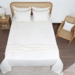 ست لحاف وکاور بزرگسال استار دو نفره هفت تکه بروجرد طرح پاپیون رنگ خودرنگ