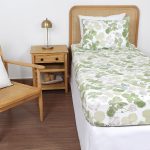 ملحفه نیم ست یک نفره دو تکه 120 بروجرد طرح لوندر رنگ 06