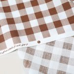 پارچه ملحفه ای مولتی فایبر عرض 150 بروجرد طرح پیچازی دو سانتی رنگ 18