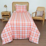 کاور تمام ست زیپ خور یک نفره سه تکه 90 بروجرد طرح پرتو رنگ 03