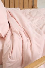 ست لحاف بزرگسال یک نفره سه تکه 90 بروجرد رنگ گلبهی - Image 8