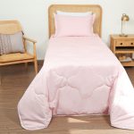 ست لحاف بزرگسال یک نفره سه تکه 90 بروجرد رنگ گلبهی