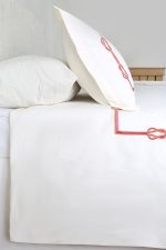 ست کاور لحاف بزرگسال گلدوزی دو نفره شش تکه بروجرد طرح فیوره رنگ شیری - Image 12