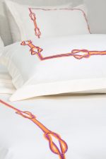 ست کاور لحاف بزرگسال گلدوزی دو نفره شش تکه بروجرد طرح فیوره رنگ شیری - Image 2