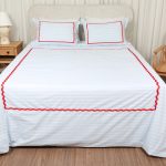 ست کاور لحاف بزرگسال گلدوزی دو نفره سه تکه بروجرد طرح میراندا موناکو2 رنگ 18