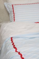 ست کاور لحاف بزرگسال گلدوزی دو نفره سه تکه بروجرد طرح میراندا موناکو2 رنگ 18 - Image 3