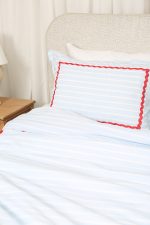 ست کاور لحاف بزرگسال گلدوزی دو نفره سه تکه بروجرد طرح میراندا موناکو2 رنگ 18 - Image 8