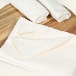 دستمال آشپزخانه سه تکه بروجرد طرح ساده رنگ خودرنگ