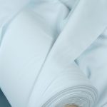 پارچه ملحفه ای 100% پنبه بروجرد عرض 250 ساده رنگ آبی پاستیلی