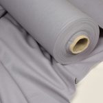 پارچه ملحفه ای 100% پنبه بروجرد عرض 250 ساده رنگ طوسی فیلی