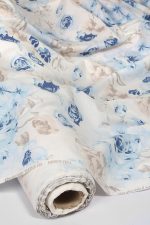 پارچه ملحفه ای پنبه پلی استر بروجرد عرض 150 طرح وینا رنگ 07 - Image 3