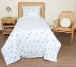 کاور تمام ست زیپ خور یک نفره سه تکه 90 بروجرد طرح اسکارلت1 رنگ 02