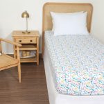 ملحفه کشدوز یک نفره عرض 120 بروجرد رنگ گوناگون