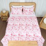 ست لحاف بزرگسال دو نفره شش تکه بروجرد طرح لیلیو رنگ 02