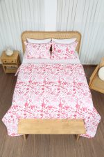 ست لحاف بزرگسال دو نفره شش تکه بروجرد طرح لیلیو رنگ 02