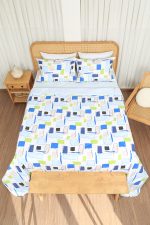 ست لحاف بزرگسال دو نفره چهار تکه 180 بروجرد طرح مجیک رنگ 05