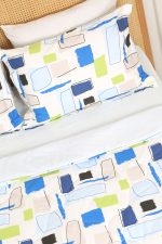 ست لحاف بزرگسال دو نفره چهار تکه 180 بروجرد طرح مجیک رنگ 05 - Image 2