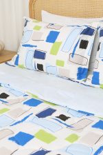 ست لحاف بزرگسال دو نفره چهار تکه 180 بروجرد طرح مجیک رنگ 05 - Image 5