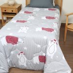 ست لحاف بزرگسال یک نفره سه تکه 90 بروجرد طرح آویر 1 رنگ 04