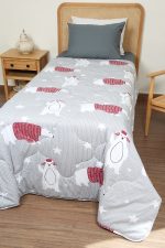 ست لحاف بزرگسال یک نفره سه تکه 90 بروجرد طرح آویر 1 رنگ 04