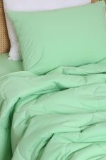 ست لحاف بزرگسال یک نفره سه تکه 90 بروجرد رنگ سبزروشن - Image 3