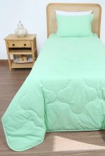 ست لحاف بزرگسال یک نفره سه تکه 90 بروجرد رنگ سبزروشن - Image 2