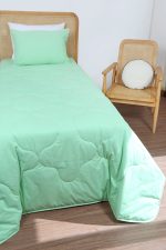 ست لحاف بزرگسال یک نفره سه تکه 90 بروجرد رنگ سبزروشن - Image 6