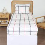 ملحفه نیم ست یک نفره دو تکه 90 بروجرد طرح کورالین رنگ 02